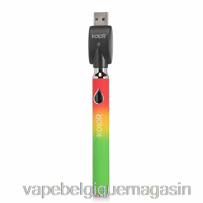 Vape Belgique Feuille Buddi Kolor Twist Slim 650mah Batterie Rasta